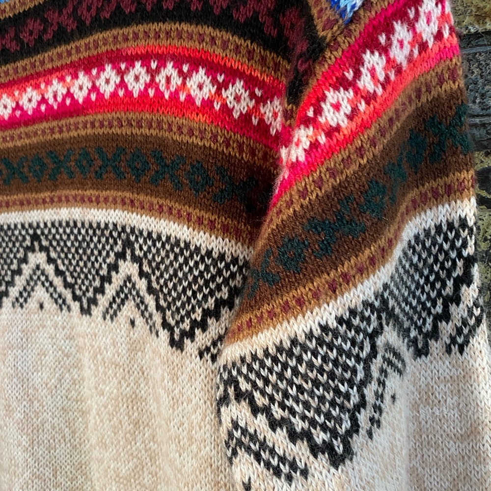 Hooded Acrylic Knit Zipfront Sweater - Picture 11 of 11